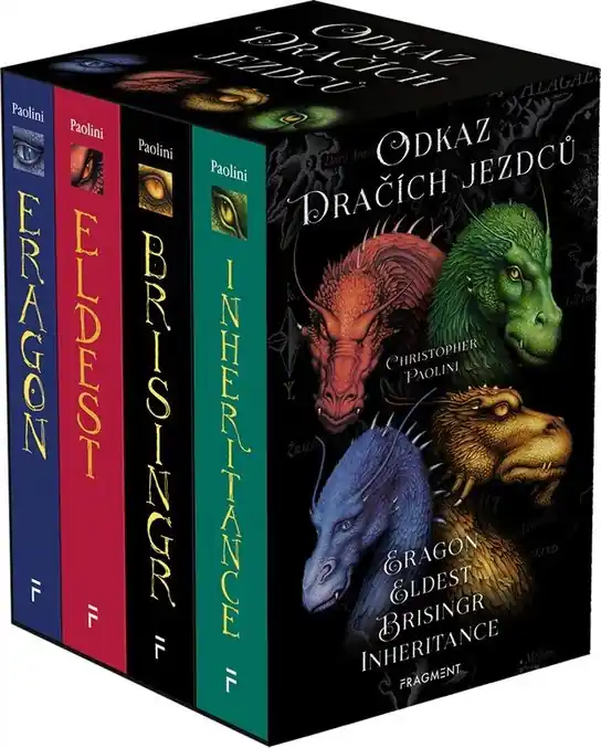 Odkaz Dračích jezdců – Eragon,Eldest,Brisingr,Inherit.(box) Koupit Online
