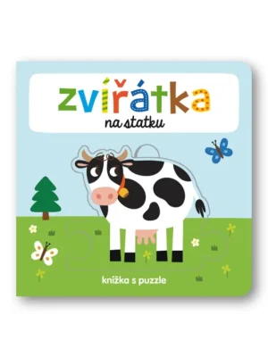Zvířátka na statku : knížka s puzzle Akční Cena