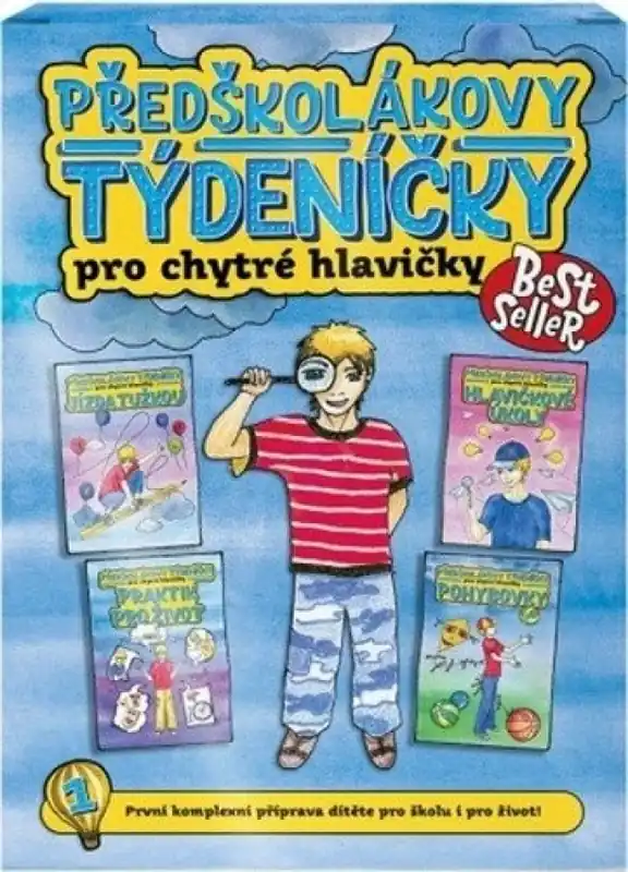Předškolákovy týdeníčky pro chytré hlavičky : první komplexní příprava dítěte pro školu i pro život! Sezónní Sleva