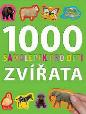 1000 samolepek pro děti Zvířata Vrácení Zdarma