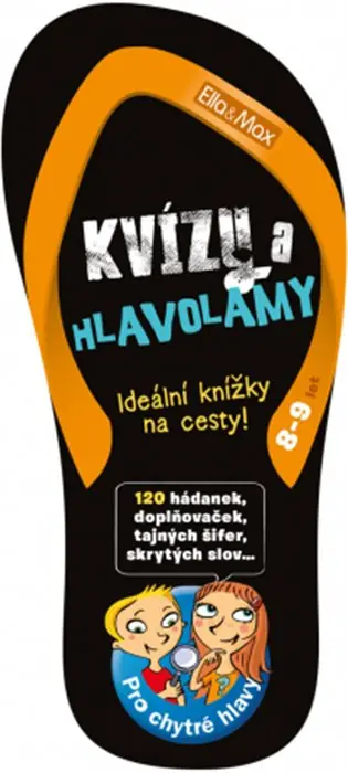 Kvízy a hlavolamy, 8-9 let – Zábava na cesty Ověřený