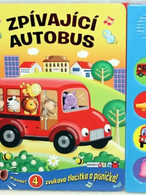 Zpívající autobus - 4 zvuková tlačítka a písnička Pouze Dnes